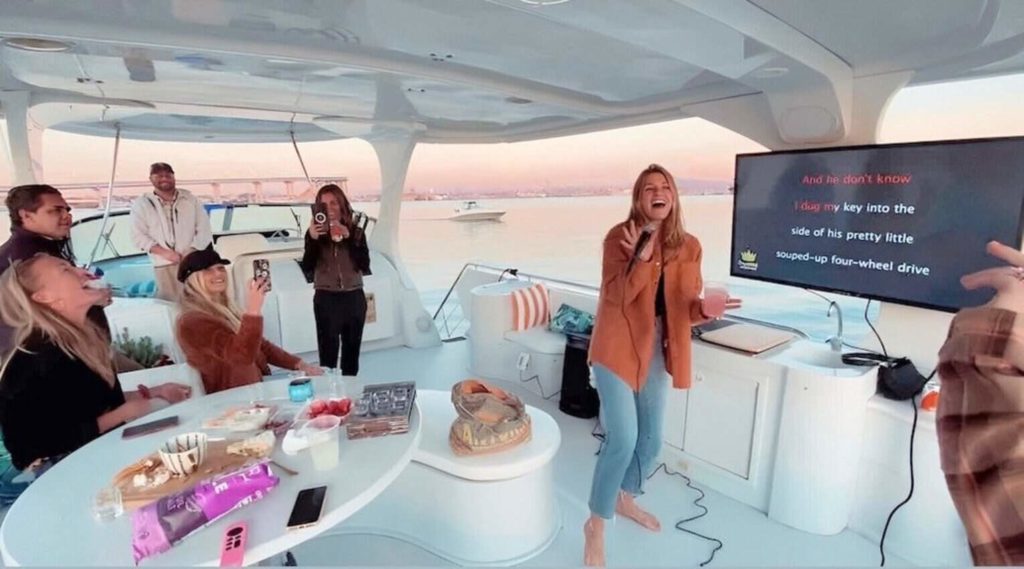 KARAOKE Luxury Yacht Rental Miami at YOLO VIP Parties